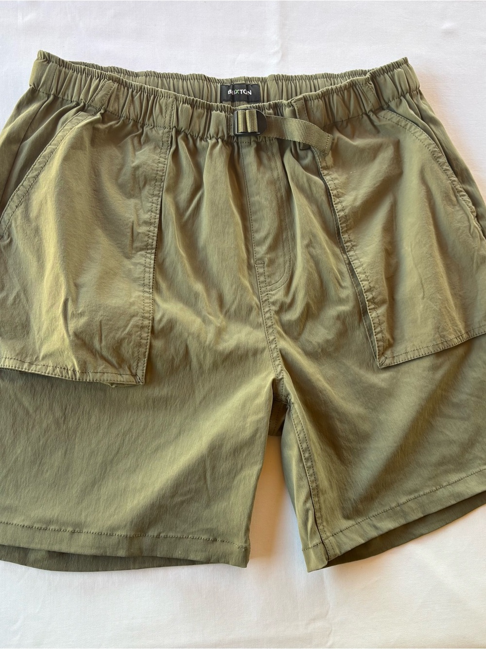 Brixton Olive Green Casual Drawstring Men's Shorts